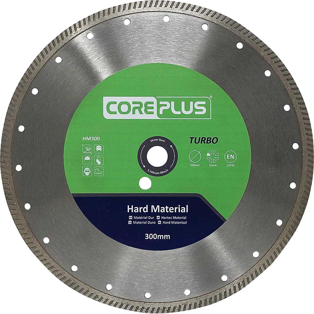 Image of Coreplus Hard Material Turbo Diamond Blade 300mm 2.8mm 20mm