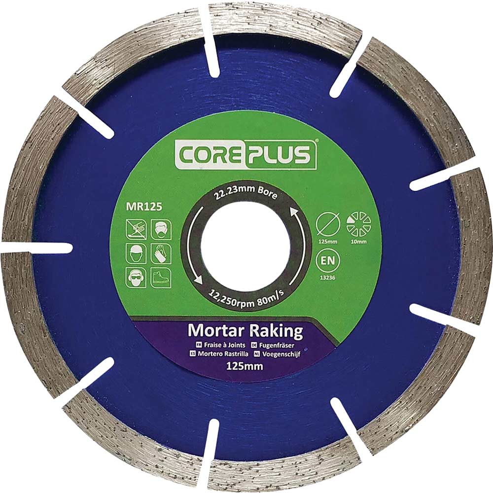 Image of Coreplus Mortar Raking Diamond Blade 125mm