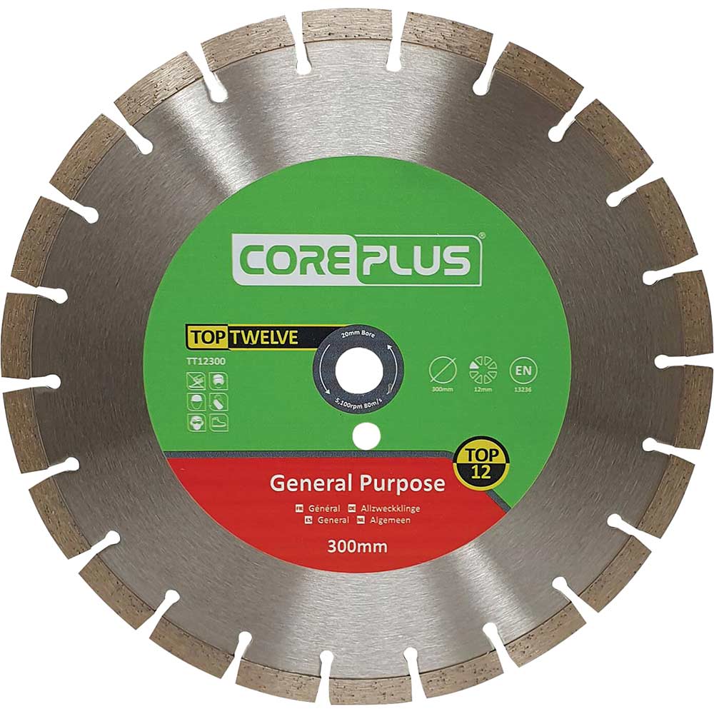 Image of Coreplus Top Twelve General Purpose Diamond Blade 300mm