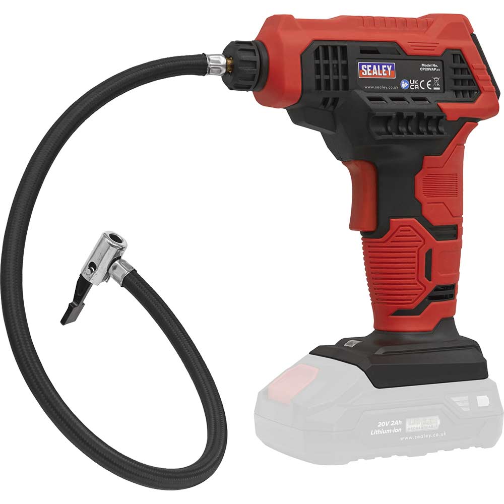 Sealey CP20VAP 20v Cordless Air Pump No Batteries No Battery Charger No Case