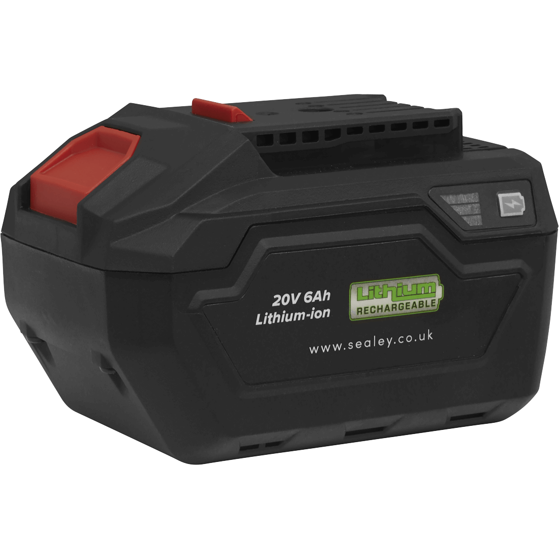 Photos - Power Tool Battery Sealey CP20VBP6 20v Cordless Li-ion Battery 6ah 6ah 