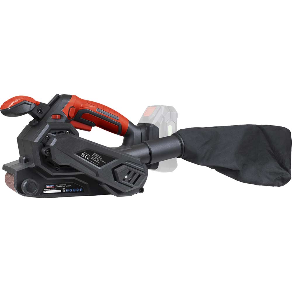 Sealey ACP20VBS 20v Cordless Belt Sander 76mm No Batteries No Battery Charger No Case