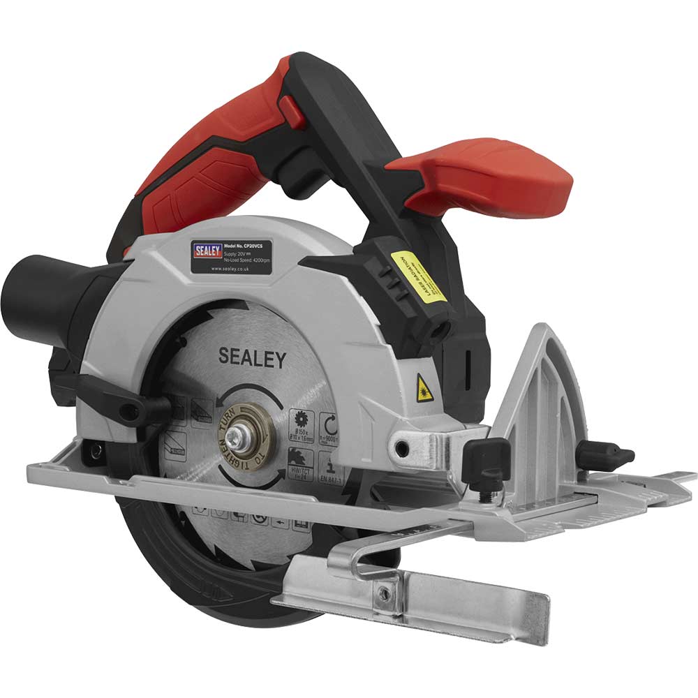 Sealey CP20VCS 20v Cordless Circular Saw 150mm No Batteries No Battery Charger No Case