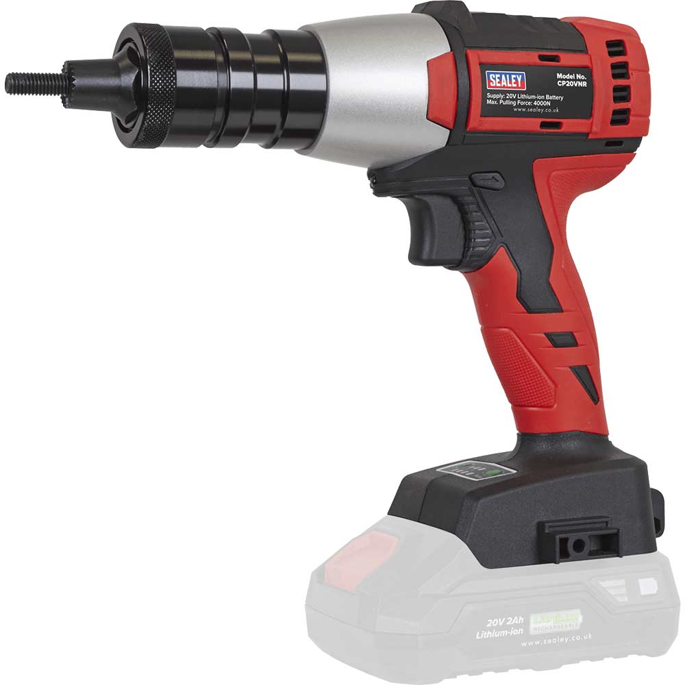 Sealey CP20VNR 20v Cordless Brushless Nut Riveter No Batteries No Battery Charger No Case