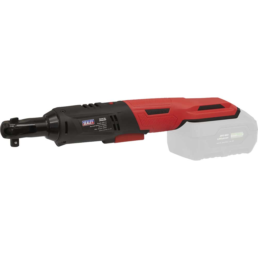 Sealey CP20VRW 20v Cordless 3/8" Drive Ratchet Wrench No Batteries No Battery Charger No Case