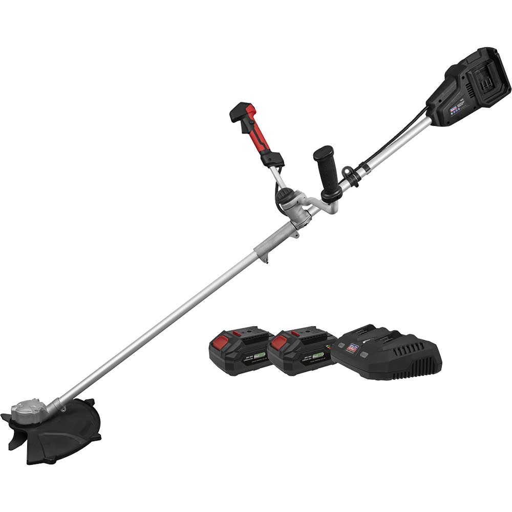 Sealey CP40VBC 40v SV20 Cordless Brush Cutter 350mm 2 x 4ah Li-ion Battery Charger