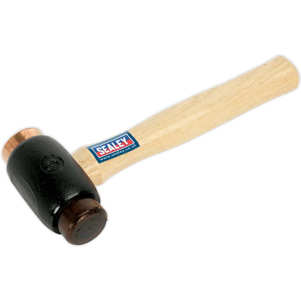 Sealey Copper/ Rawhide Faced Hammer 1.6kg