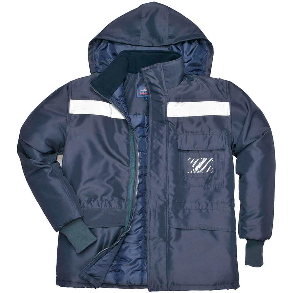 Image of Portwest ColdStore Jacket Navy 2XL