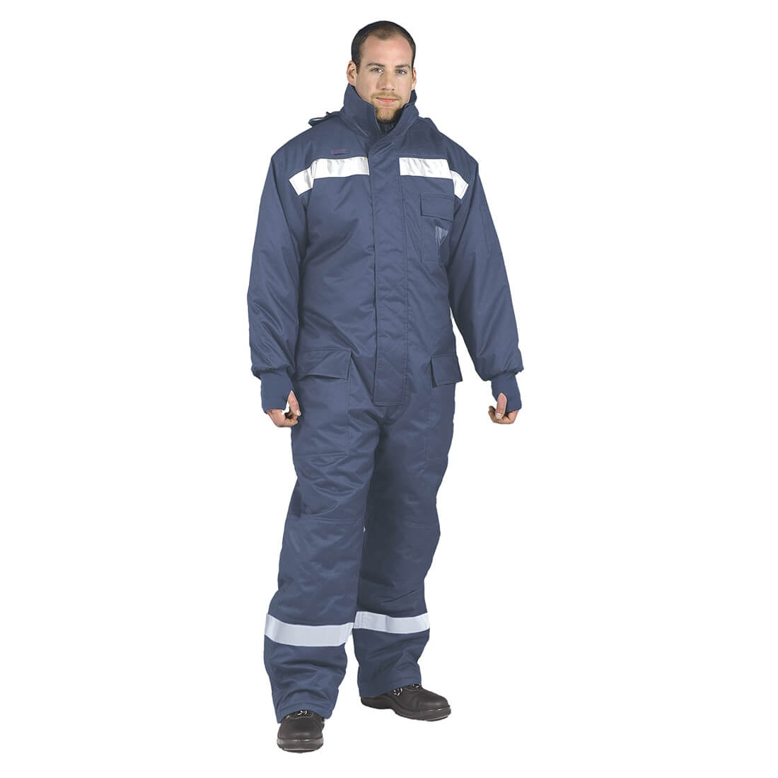 Image of Portwest ColdStore Coverall Navy M