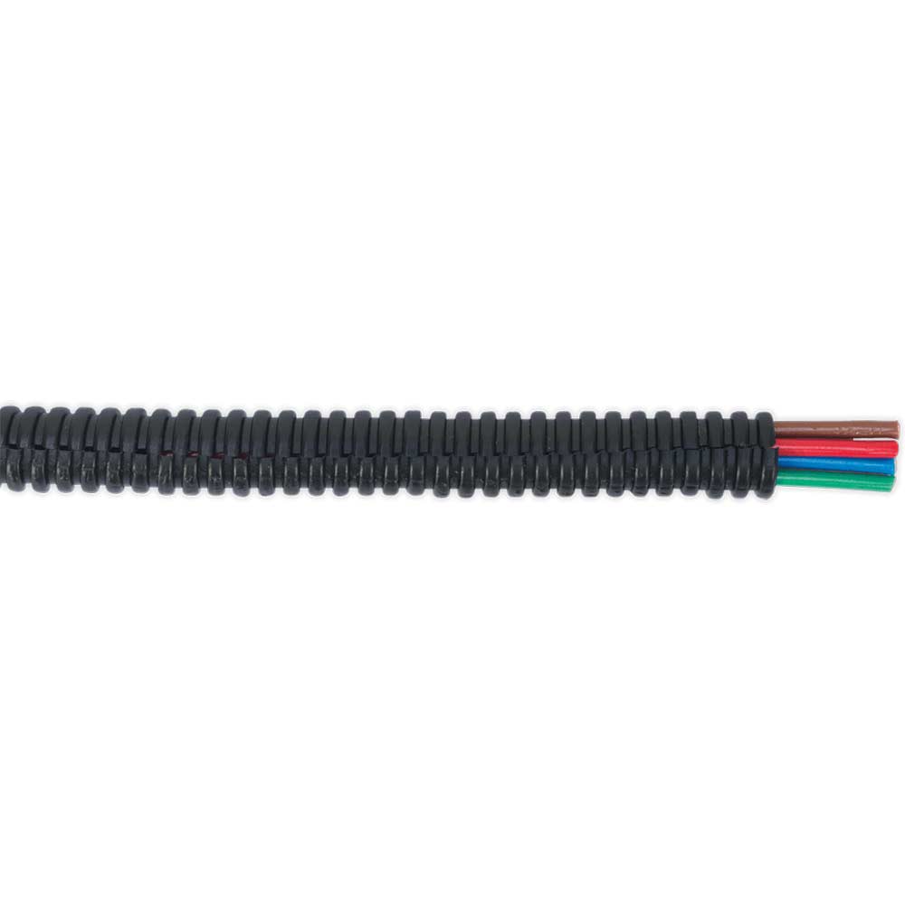 Sealey Split Convoluted Cable Sleeving 7-10mm 100m
