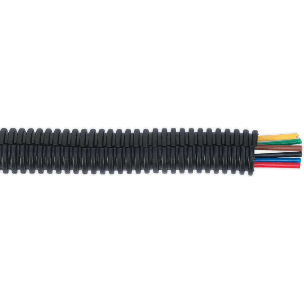 Sealey Split Convoluted Cable Sleeving 12-16mm 50m