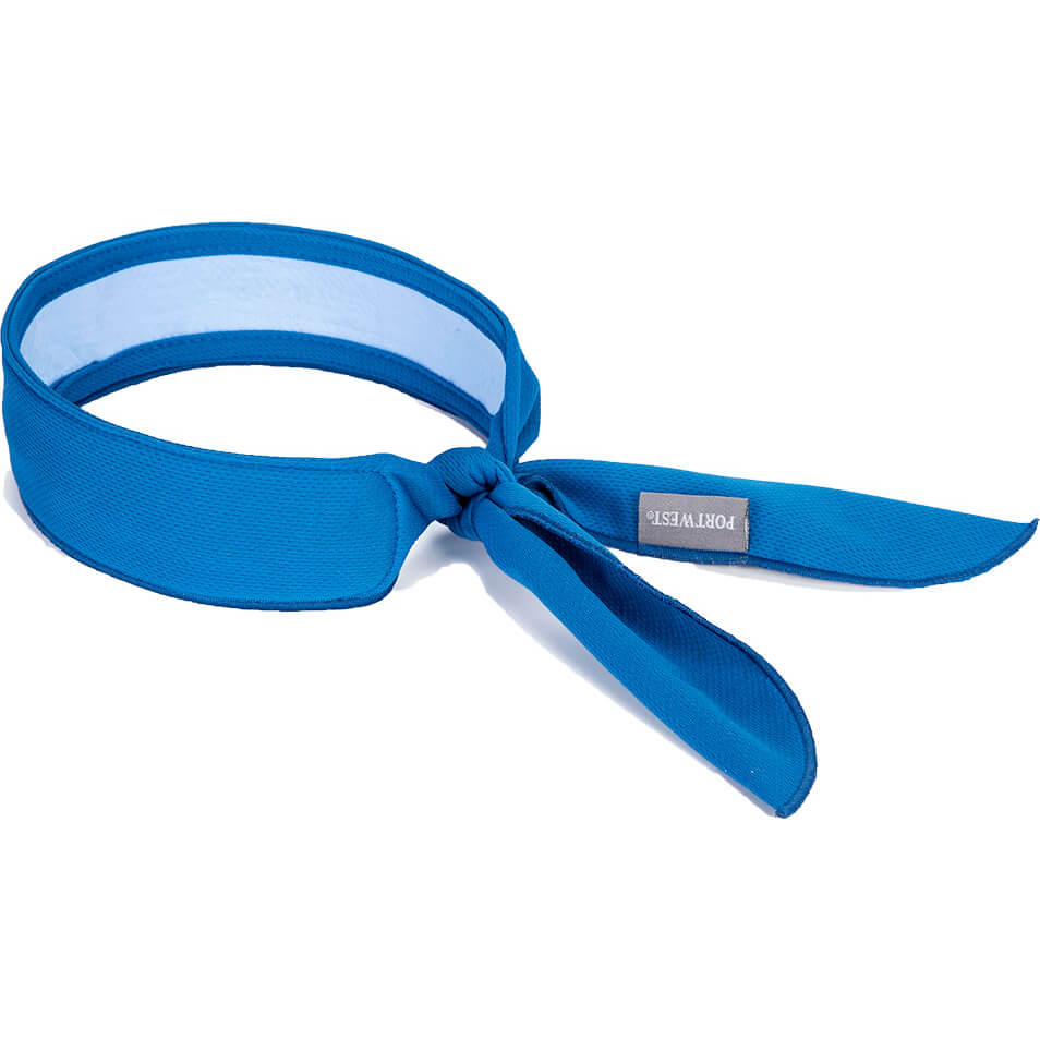 Image of Portwest Cooling Neck Scarf Blue One Size