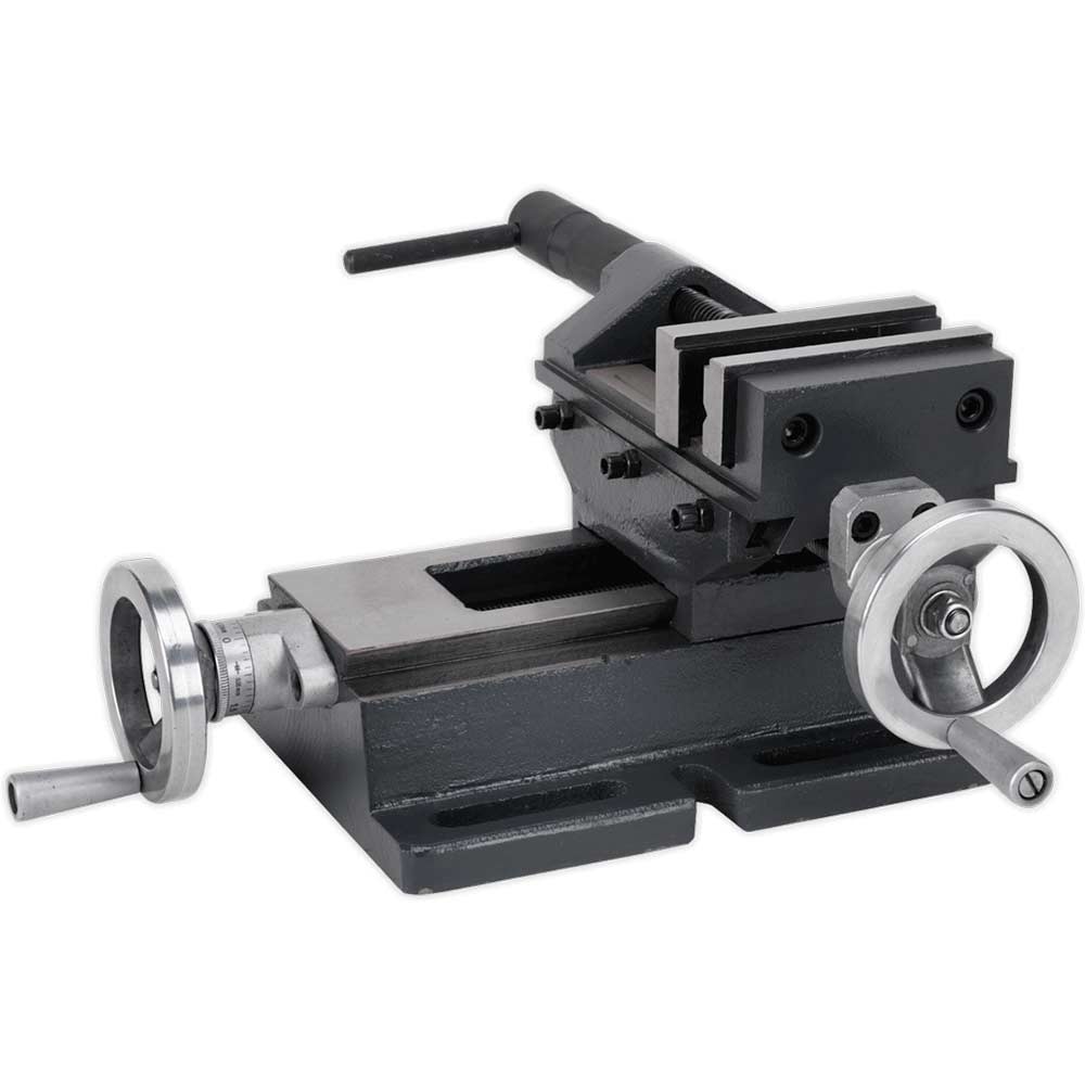 Image of Sealey Professional Cross Vice 100mm