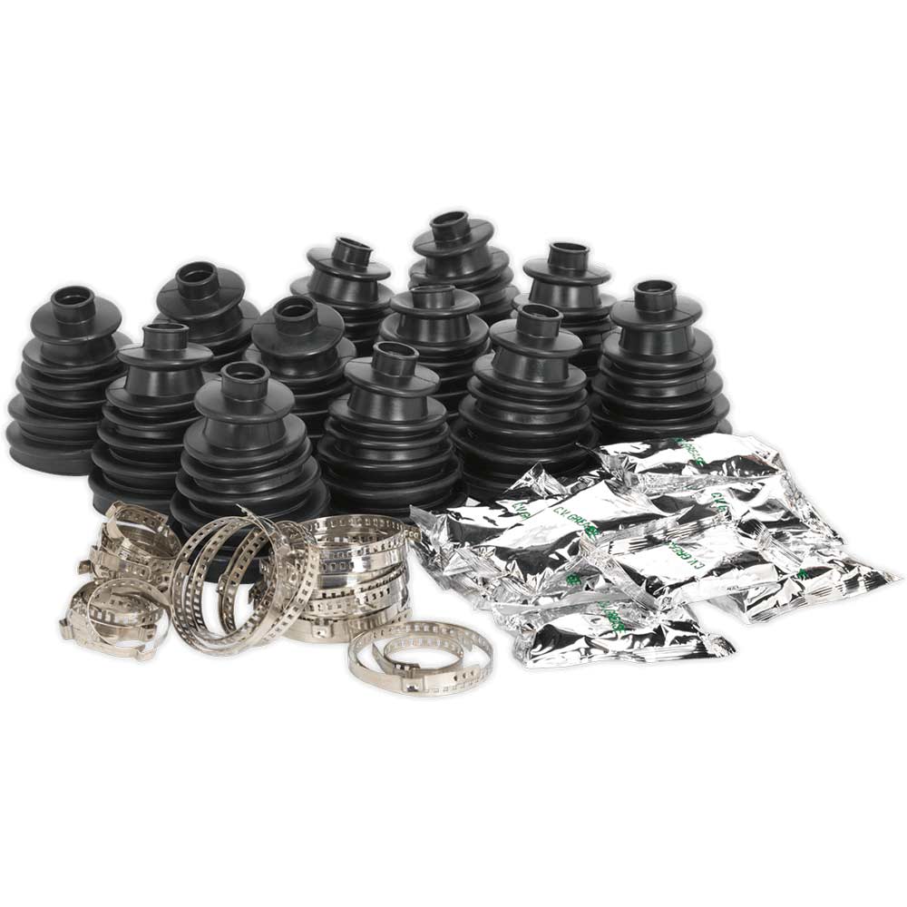 Sealey Universal Stretch CVJ Boot Pack of 12 56mm - 116mm