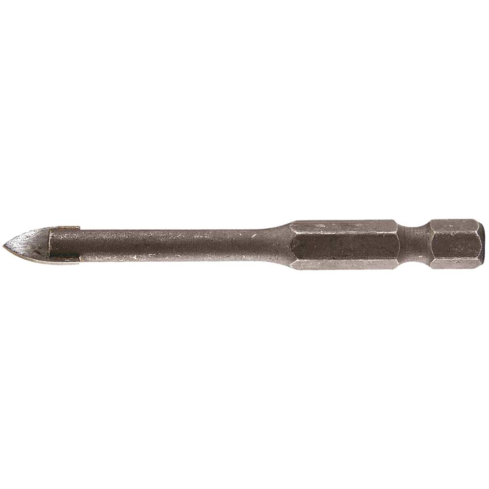 Image of Makita Hex Shank Glass Drill Bit 10mm 80mm Pack of 1