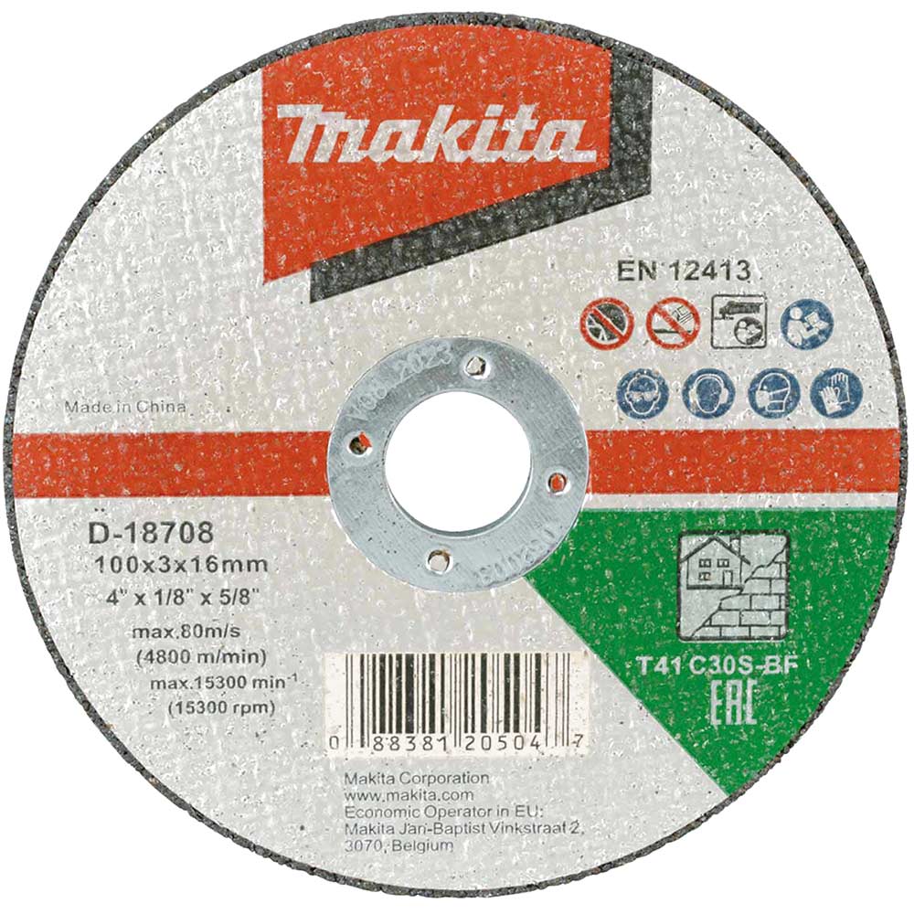 Image of Makita A41 Stone Cutting Disc 100mm
