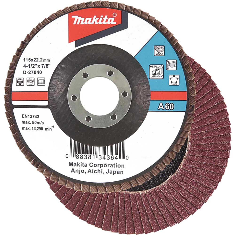 Image of Makita Zirconium Abrasive Flap Disc