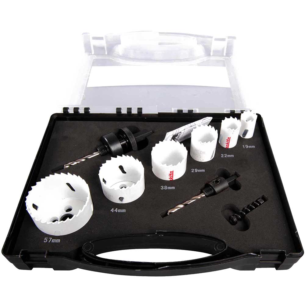 8 Piece Plumbers Bi Metal Hole Saw Set