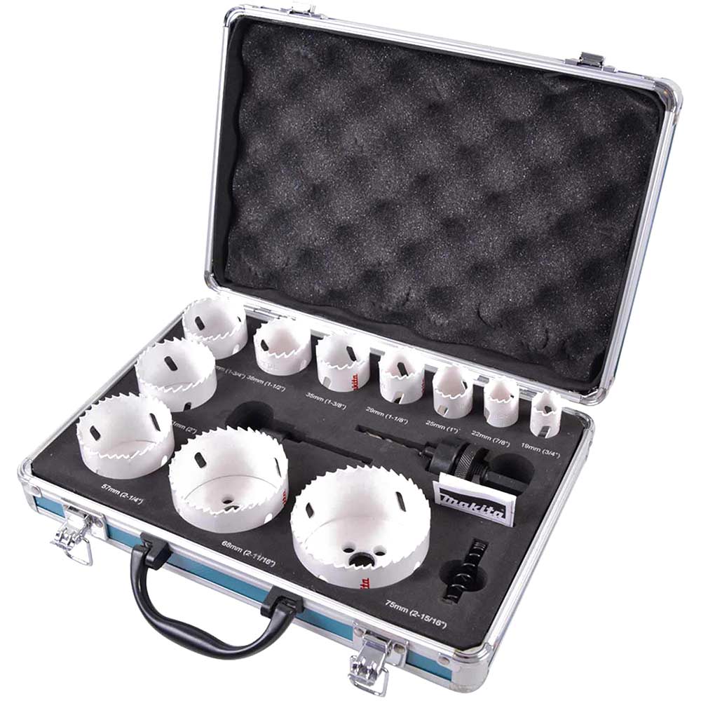 14 Piece Plumbers Bi Metal Hole Saw Set