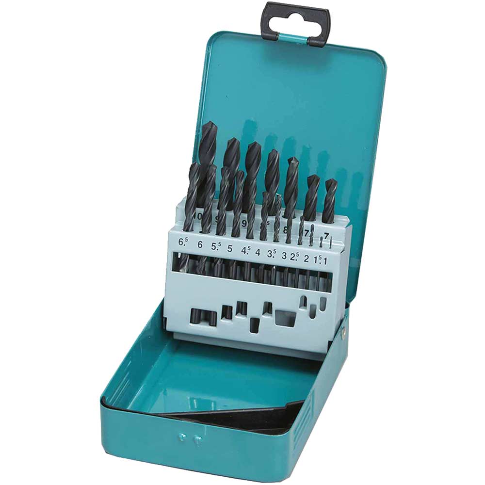 Image of Makita 19 Piece HSS-R Drill Bit Set