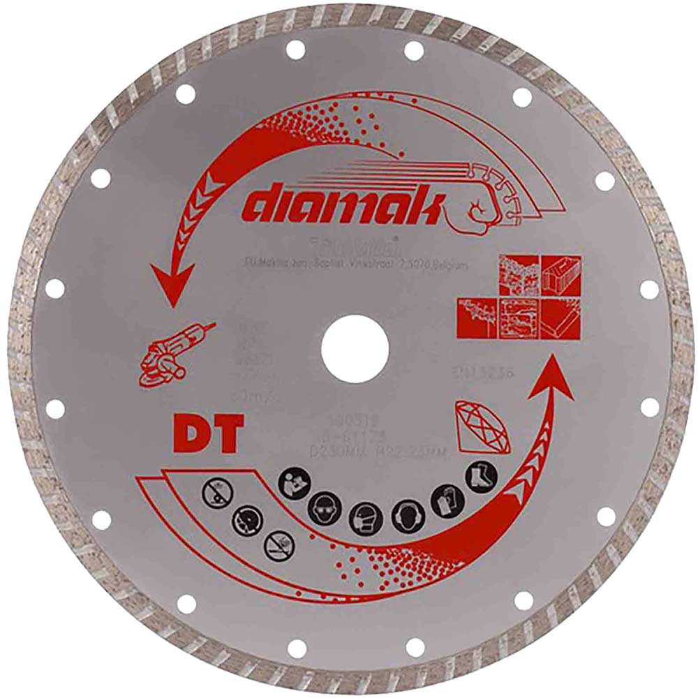 Image of Makita Diamak Turbo Rim Diamond Cutting Disc 230mm