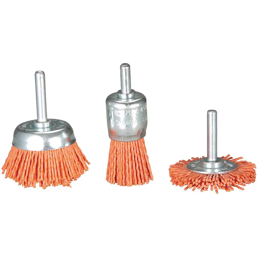 3 Piece Nylon Brush Set Coarse