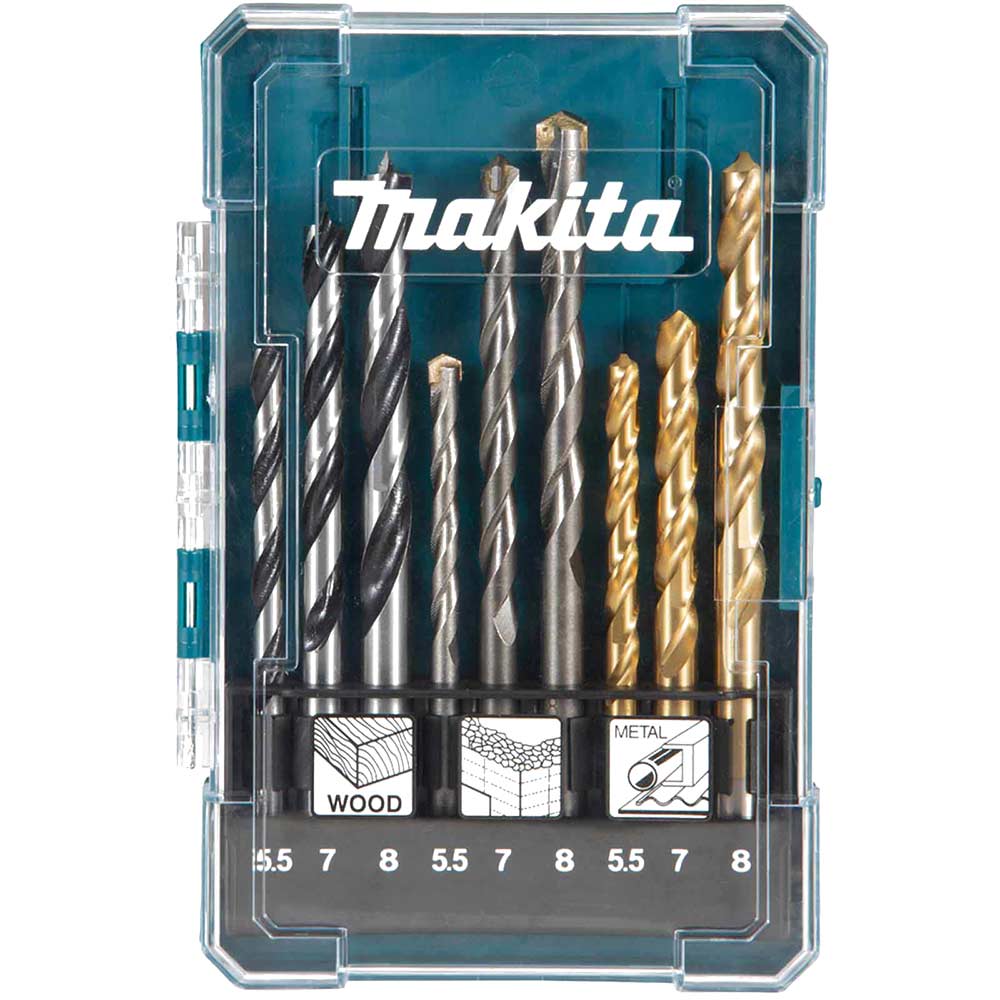 9 Piece Drill Bit Set