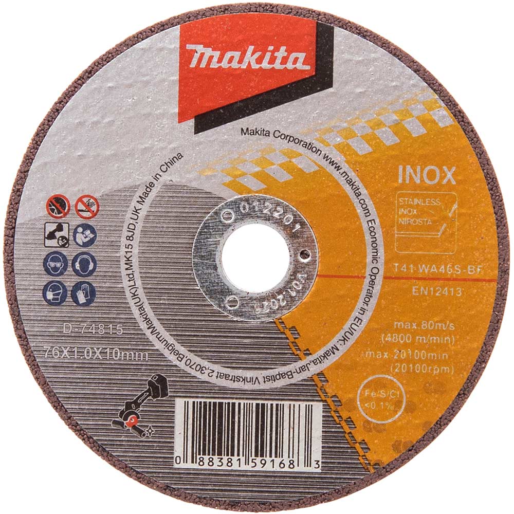 WA46S Stainless Steel Cutting Discs for DMC300 Disc Cutter