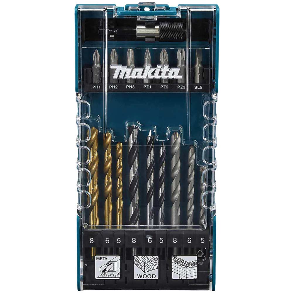 17 Piece Drill and Screwdriver Bit Set