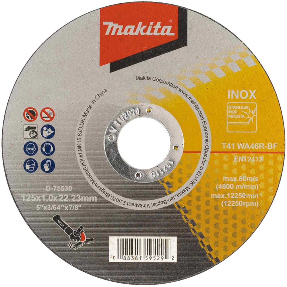 WA46R Thin Stainless Steel Cutting Discs