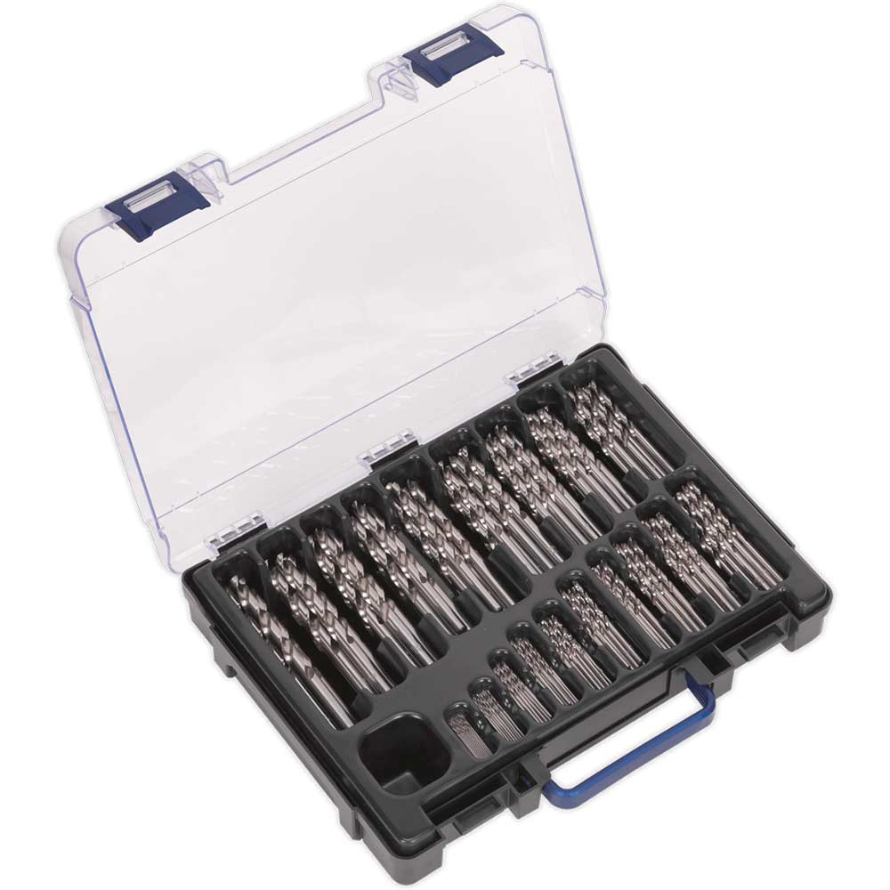 Image of Sealey 170 Piece HSS Drill Bit Set