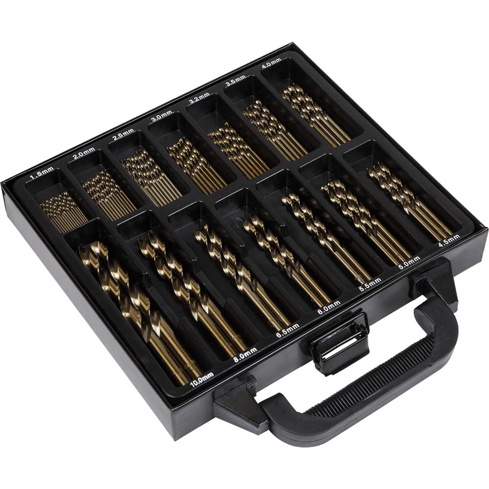 Image of Sealey 99 Piece HSS Cobalt Fully Ground Drill Bit Set