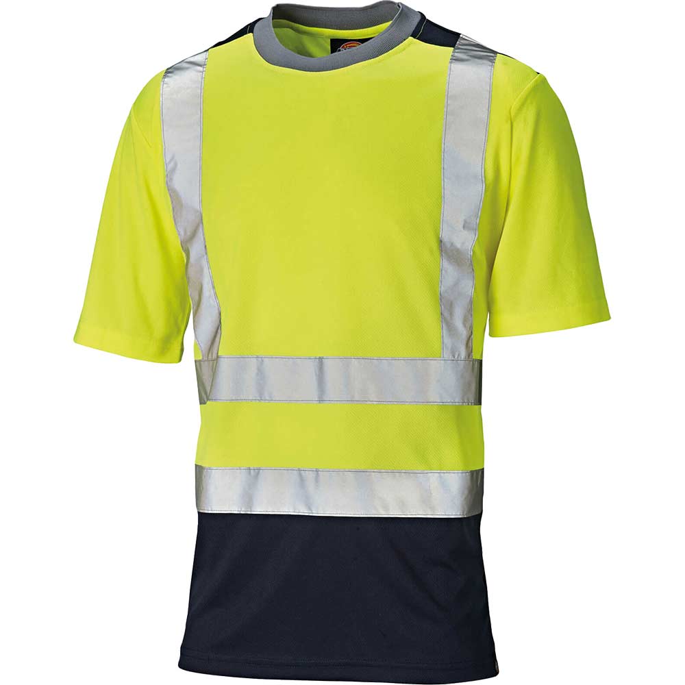 Hi vis t shirt dickies Clearance