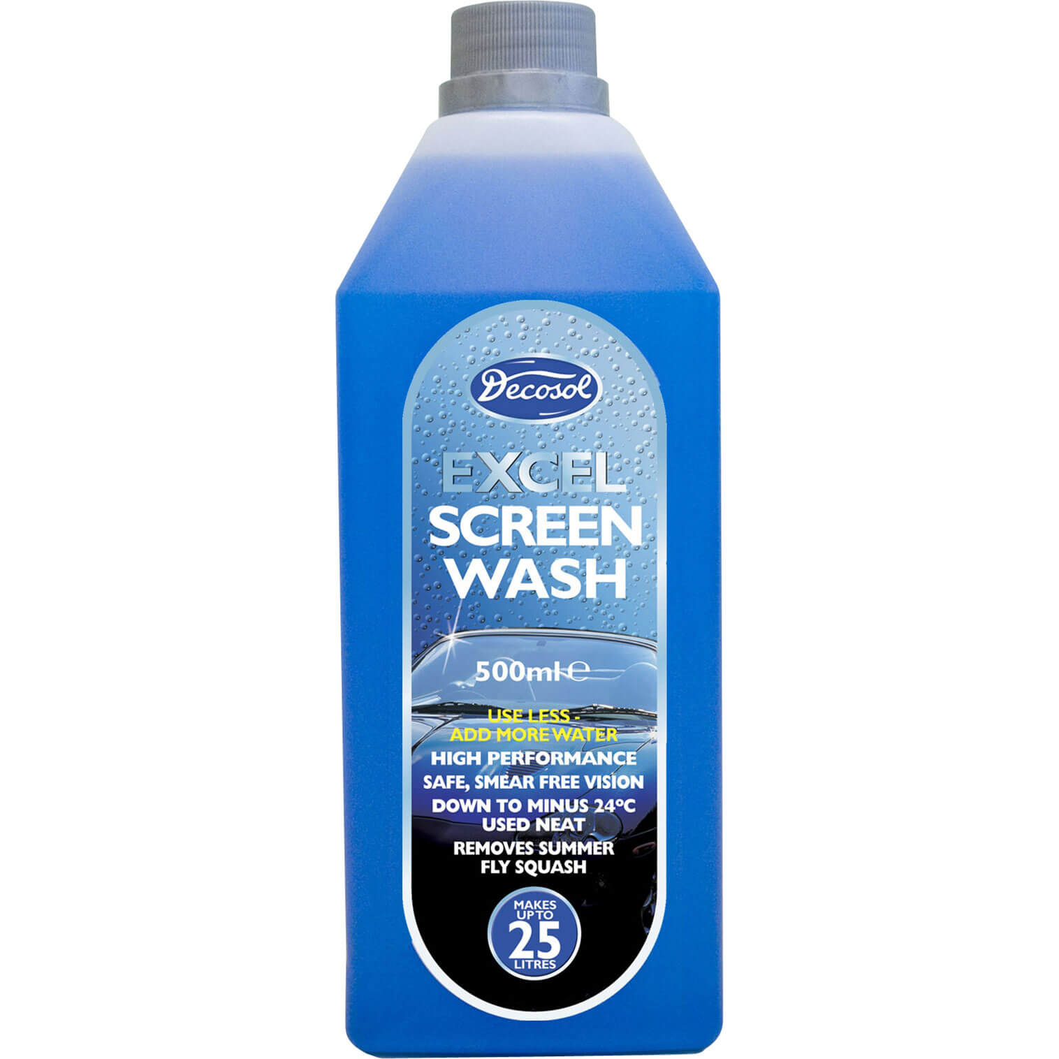 Image of Decosol Excel Concentrated Screen Wash 0.5l