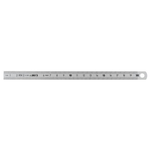 Image of Facom DELA.1051 Metric Double Sided Stainless Steel Rule 6" / 150mm