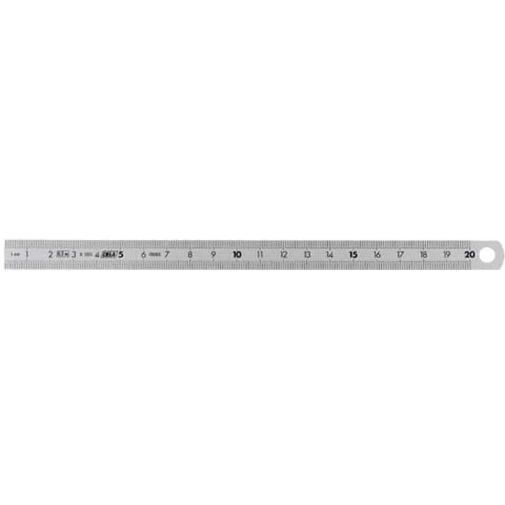 Image of Facom DELA.1051 Metric Double Sided Stainless Steel Rule 8" / 200mm