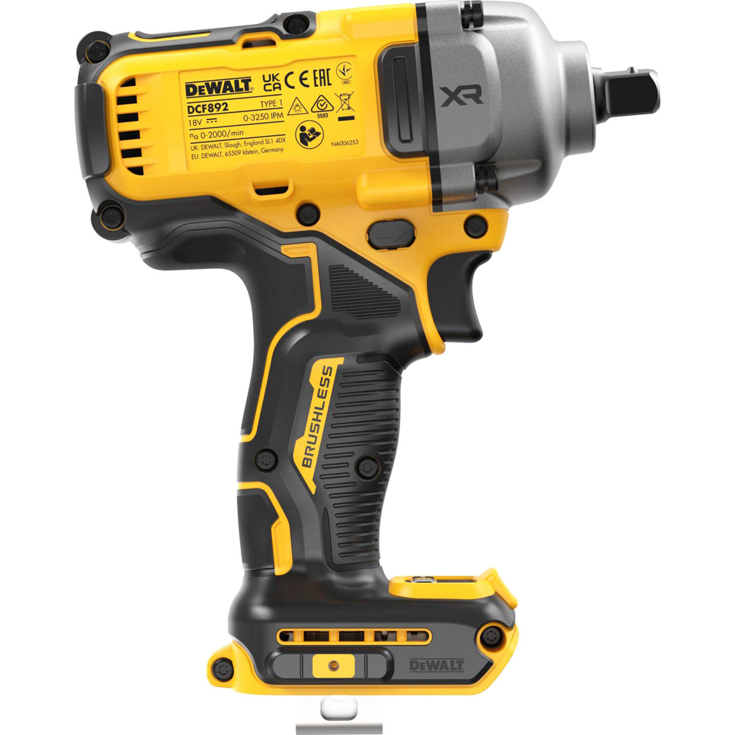 Image of DeWalt DCF892 18v XR Cordless Brushless 1/2" Compact High Torque Wrench No Batteries No Charger No Case