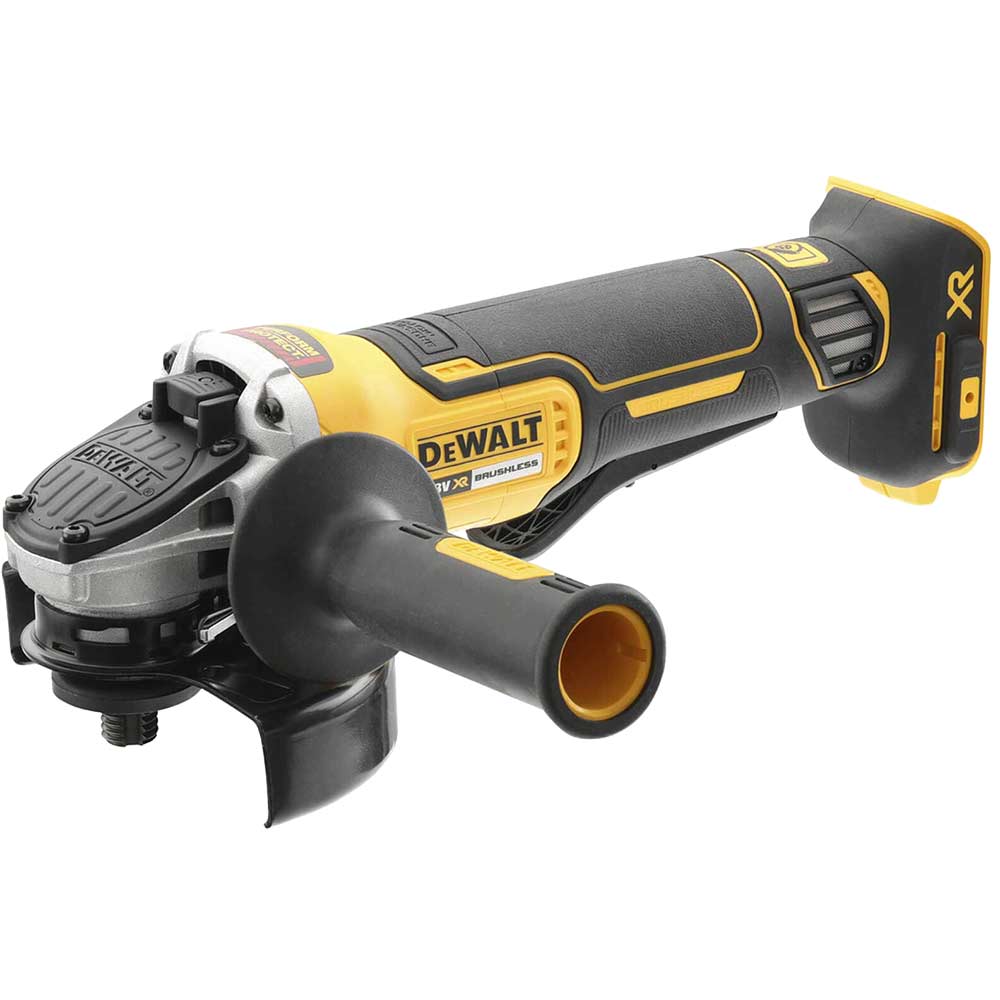 DeWalt DCG406 18v XR Cordless Brushless Paddle Switch Angle Grinder 125mm No Batteries No Charger No Case