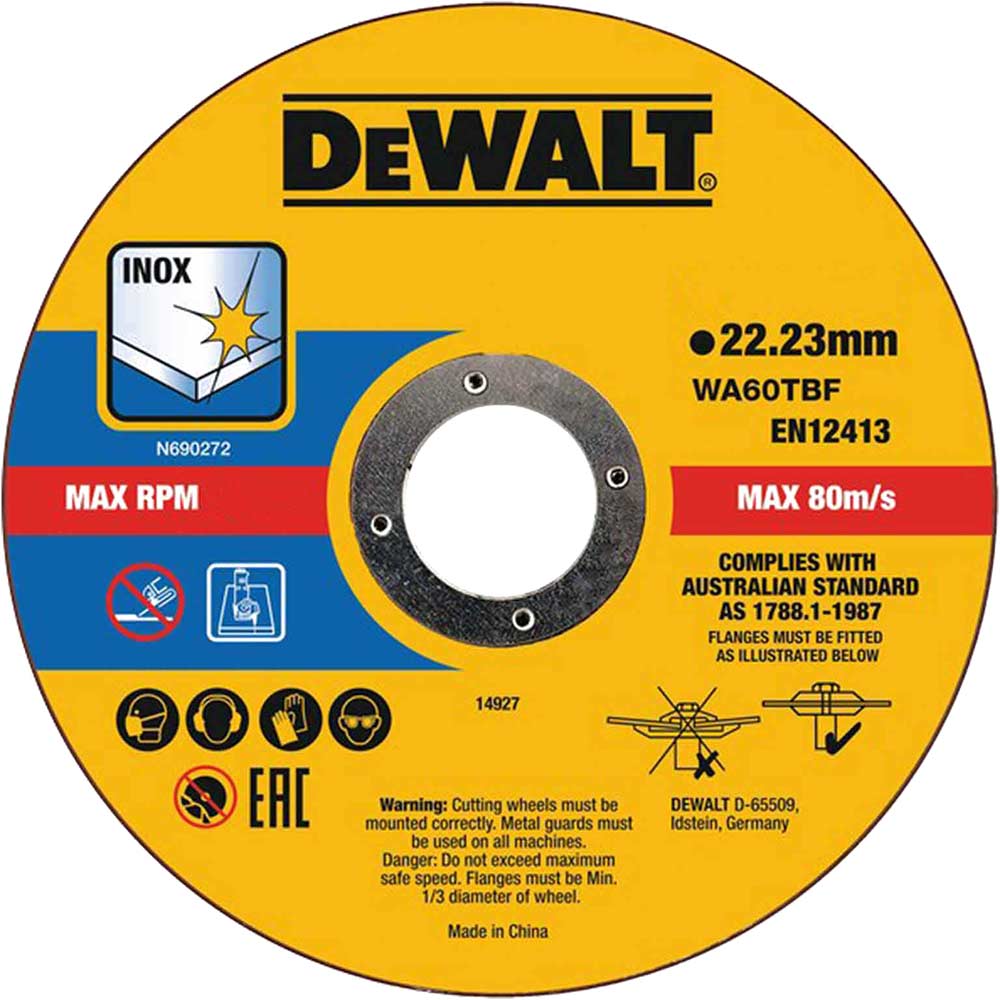 Dewalt on sale cutting discs