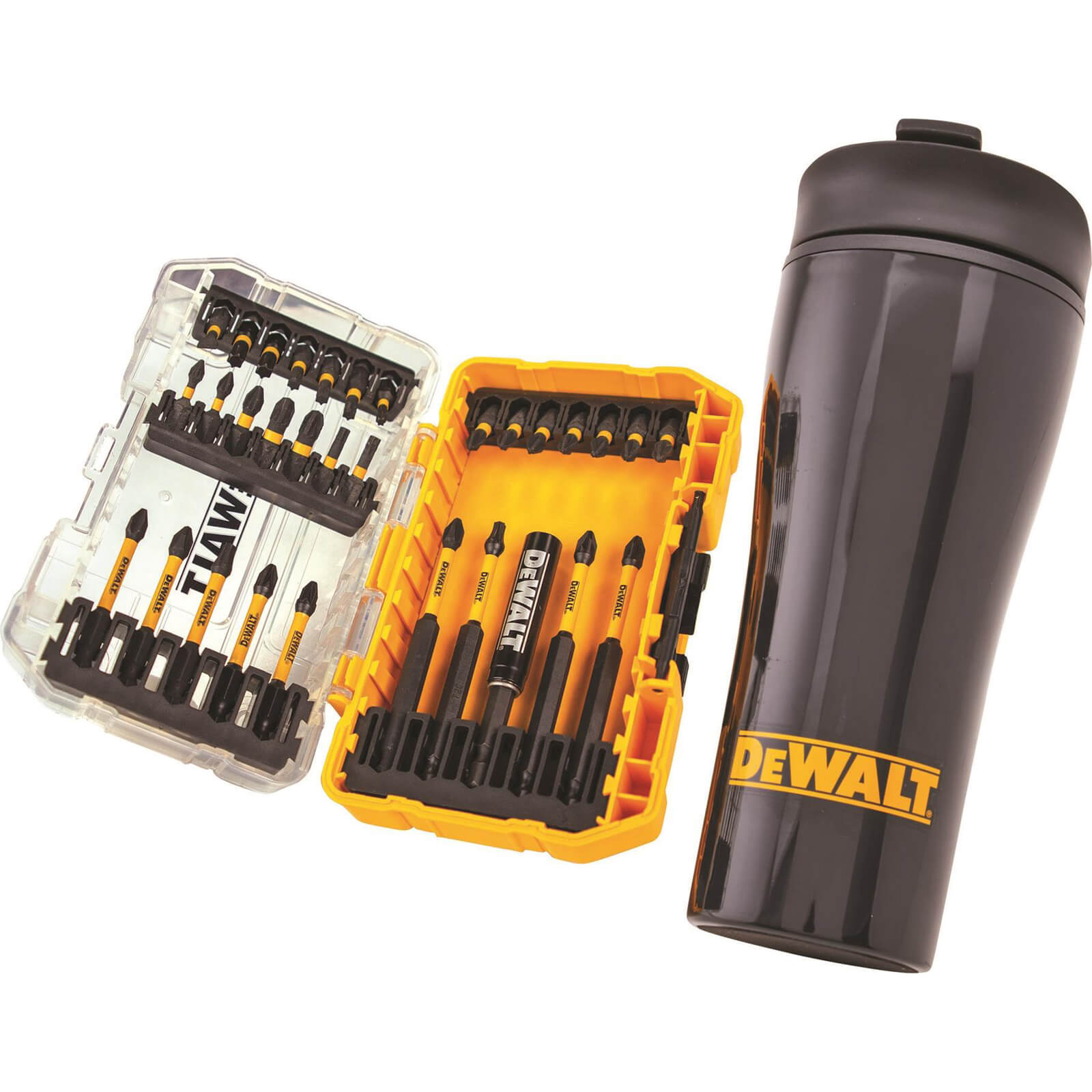 DeWalt 32 Piece FlexTorq Screwdriver Bit Set and Travel Mug