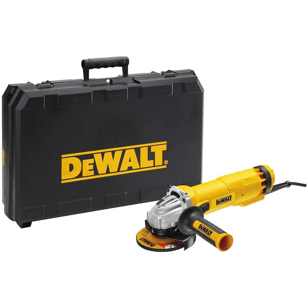 Image of DeWalt DWE4206K Angle Grinder Kit 115mm 240v