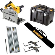 DeWalt DWS520KT Plunge Cut Circular Saw And Guide Rail Kit 110v Shop DeWalt DWS520KT Plunge Cut Circular Saw And Guide Rail Kit 110v Shop