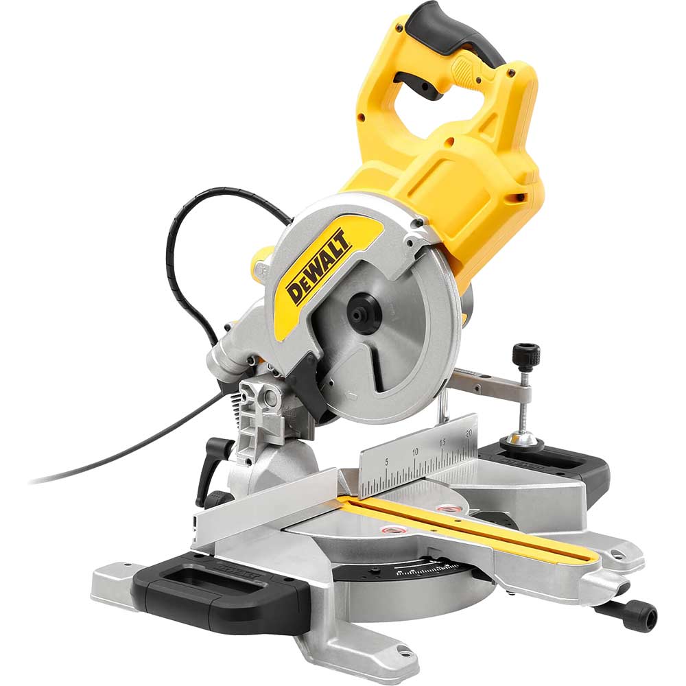 DeWalt DWS777 XPS Sliding Compound Mitre Saw 216mm 110v