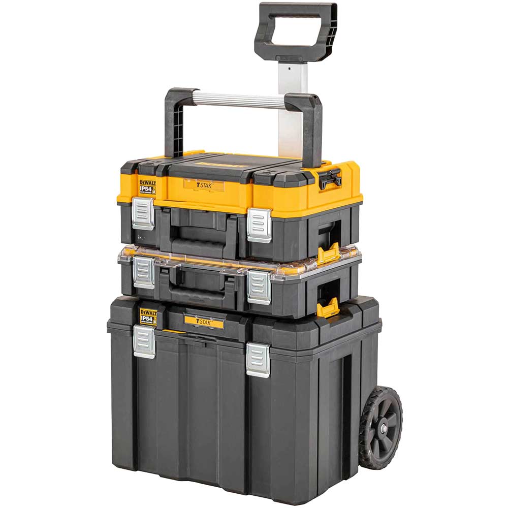 Image of DeWalt TSTAK V2 Stackable Tool Box Bundle