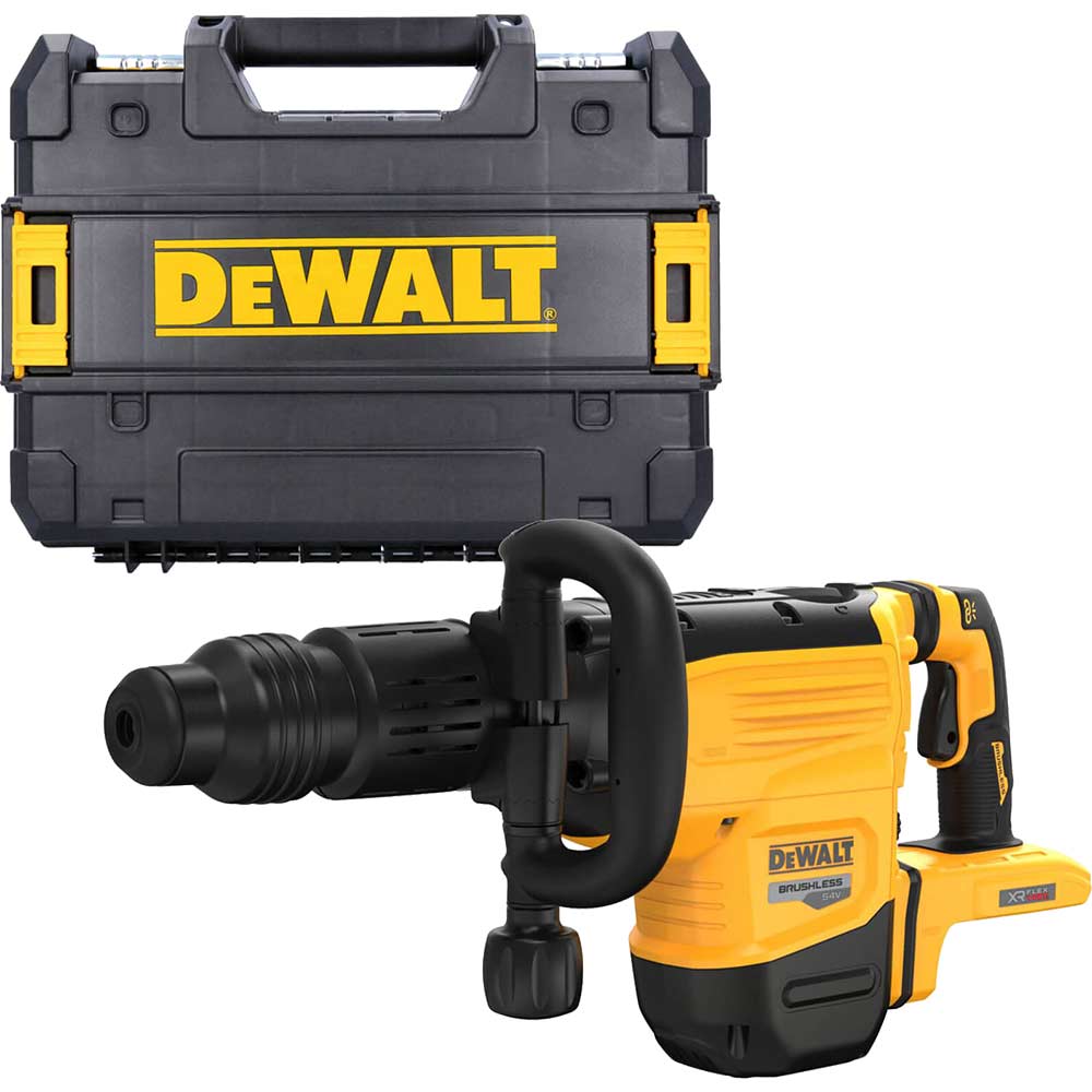 Image of DeWalt DCH892 54v XR Cordless Flexvolt SDS Max Dedicated Chipping Hammer No Batteries No Charger Case