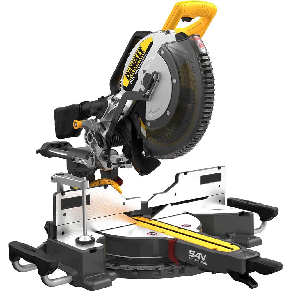 Image of DeWalt DCS781 54v XR FLEXVOLT Cordless Sliding Mitre Saw 305mm No Batteries No Charger No Case