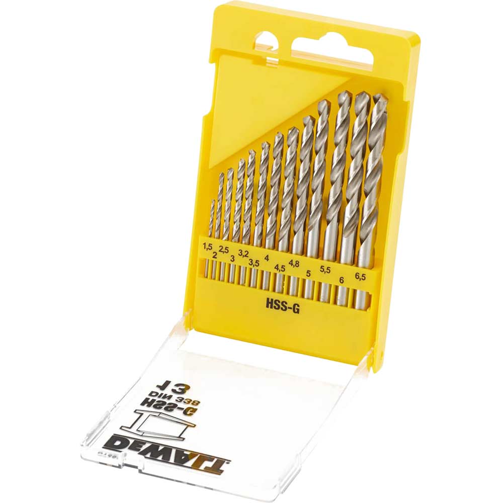 Image of DeWalt 13 Piece HSS-G Drill Bit Set