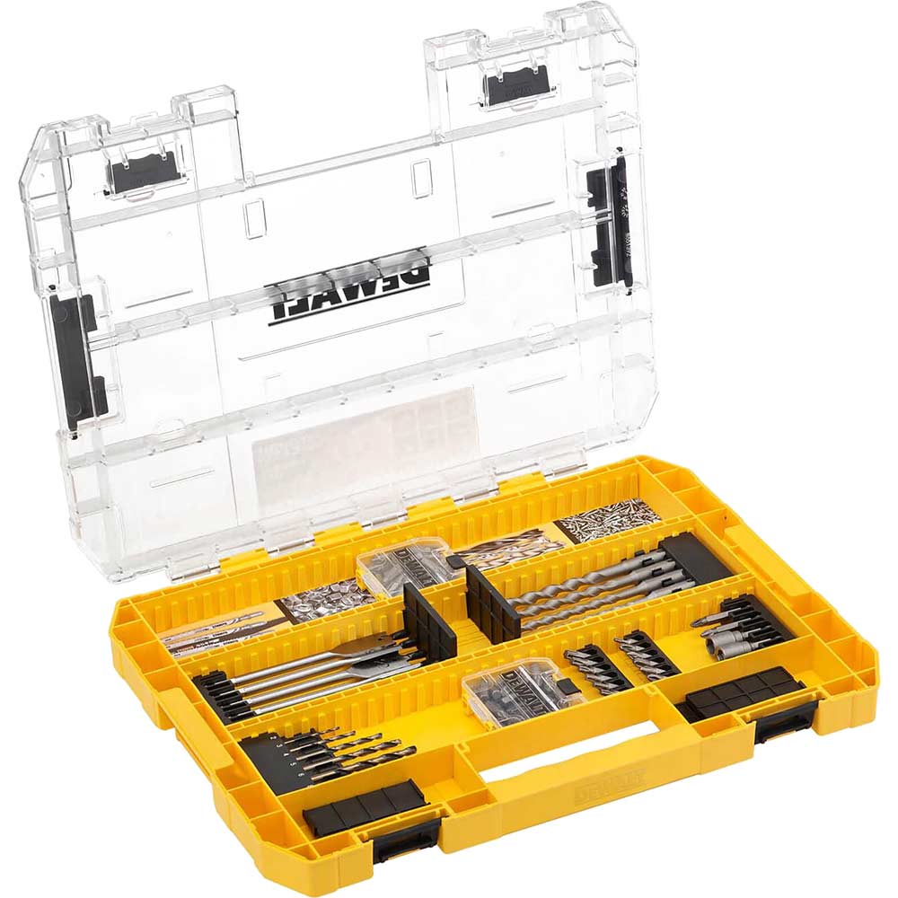 Image of DeWalt 85 Piece Toughcase Drill and Screwdriver Bit Set