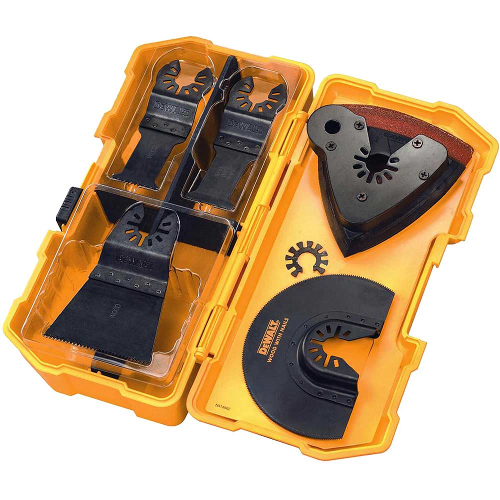 Image of DeWalt 8 Piece Oscillating Multi Tool Accessory Set