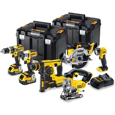 DeWalt DCK699M3T 18v XR Cordless Brushless 6 Piece Power Tool Kit